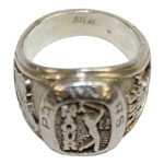 Sterling Silver PGA Tour Partners Club Life Member Ring