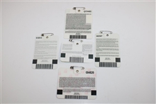 1997, 2001, 2002, 2005 & 2019 Masters Tournament SERIES Badges - All Tiger Woods Masters Wins
