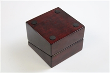 Sage Valley Logo Cherry Wood Opening Clock w/World Time Dial