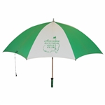Classic Augusta National Golf Club Green & White Striped Umbrella