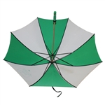 Classic Augusta National Golf Club Green & White Striped Umbrella