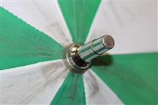 Classic Augusta National Golf Club Green & White Striped Umbrella