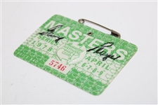 Gary Player Signed 1978 Masters Tournament SERIES Badge #5746 JSA ALOA