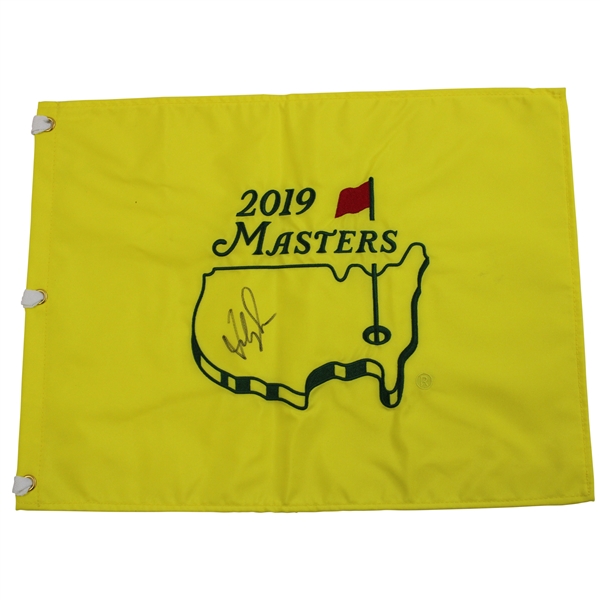 Fred Couples Signed 2019 Masters Tournament Embroidered Flag JSA ALOA
