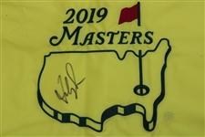 Fred Couples Signed 2019 Masters Tournament Embroidered Flag JSA ALOA