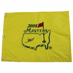 Jose Maria Olazabal Signed 2008 Masters Tournament Embroidered Flag JSA ALOA