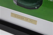 Johnny Miller Signed Original 1973 US Open Winning Clubs & Bag Painting 'Summer of '73' by Artist Wimmer JSA ALOA