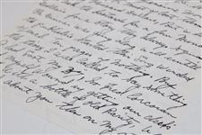 Gene Sarazen Signed 1964 Hand Written Letter To Writer Pat Ward Thomas - 1935 Masters Content! JSA ALOA