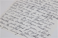 Gene Sarazen Signed 1964 Hand Written Letter To Writer Pat Ward Thomas - 1935 Masters Content! JSA ALOA