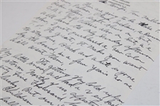 Gene Sarazen Signed 1964 Hand Written Letter To Writer Pat Ward Thomas - 1935 Masters Content! JSA ALOA