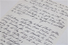 Gene Sarazen Signed 1964 Hand Written Letter To Writer Pat Ward Thomas - 1935 Masters Content! JSA ALOA