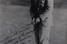 Walter Hagen Facsimile Signed 1929 Ryder Cup Captain Commemorative Photo - Framed