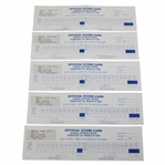 Price, Calc, Leonard, Montgomerie & others Signed Official Used 1998 Doral-Ryder Open Scorecards