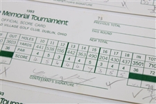 Ozaki, Nakajima, Kuramoto & others Signed Official Used 1993 & 1994 The Memorial Scorecards