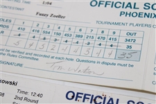 Daly, Irwin, Duval & others Signed Official Used 1995, 1998, & 1999 Phoenix Open Scorecards