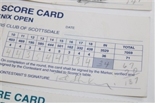 Daly, Irwin, Duval & others Signed Official Used 1995, 1998, & 1999 Phoenix Open Scorecards