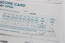 Daly, Irwin, Duval & others Signed Official Used 1995, 1998, & 1999 Phoenix Open Scorecards