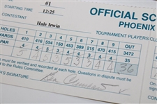 Daly, Irwin, Duval & others Signed Official Used 1995, 1998, & 1999 Phoenix Open Scorecards