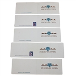 Daly, Irwin, Duval & others Signed Official Used 1995, 1998, & 1999 Phoenix Open Scorecards