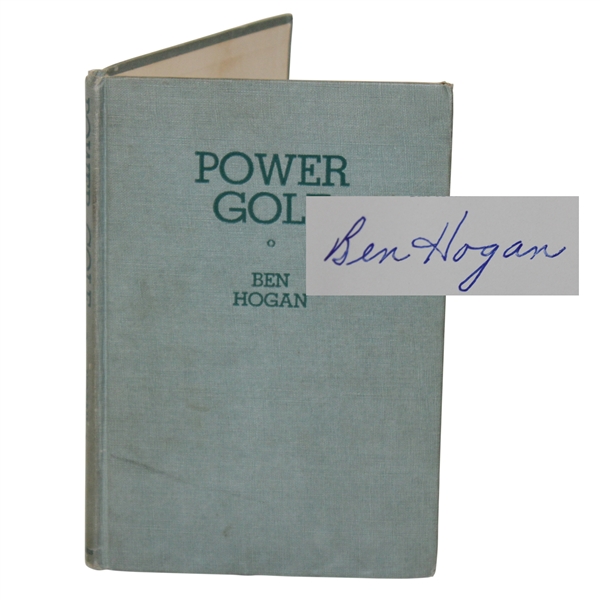 Ben Hogan Signed 1948 Power Golf Book JSA ALOA