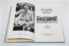 Ben Hogan Signed 1948 Power Golf Book JSA ALOA