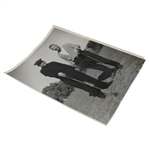 Mickey Mantle Golfing Original Black & White 8x10 Photo w/ Partner