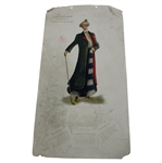 1901 Smith & Reifsnider Lady Golfer Calendar by Artist F.E. Christy
