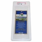2000 US Open at Pebble Beach Sunday Grounds Ticket #G08305 PSA EX 5 #74769779