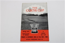 1960, 1964, 1966 & 1984 Curtis Cup Matches Official Programs