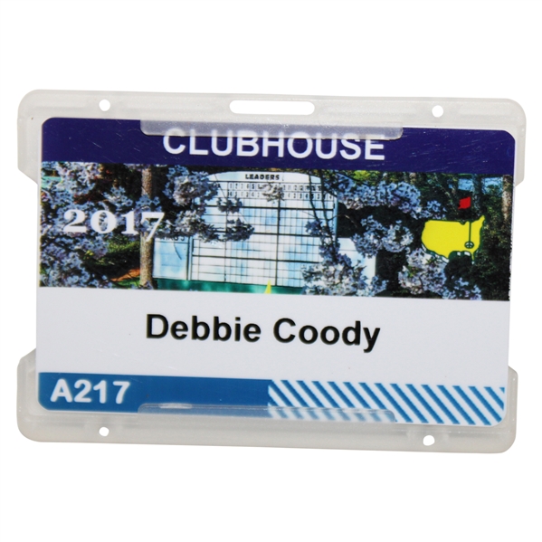2017 Masters Tournament Clubhouse Badge 