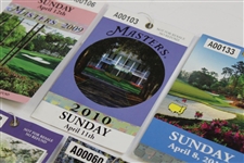 Seven (7) Masters Sunday Final Rd Tickets - 2009, 2010, 2012, 2013, 2016, 2017 & 2018