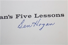 Ben Hogan Signed 1957 'Five Lessons The Modern Fundamentals Of Golf' JSA ALOA