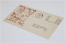 1933 Augusta National 'Bobby Jones Course' First Day Cover - Uncommon Red Ink Issue
