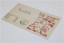 1933 Augusta National 'Bobby Jones Course' First Day Cover - Uncommon Red Ink Issue