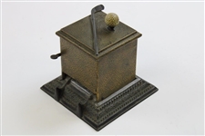 Vintage Cigarette Dispenser with Golf Ball & Golf Club Lidded Top