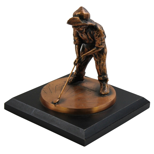 Pinehurst Country Club Balfour Putter Boy Bronze Sundial Statue