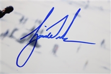 Tiger Woods Signed 2000 US Open at Pebble Beach Post-Swing Photo JSA ALOA