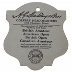 1924 US Amateur at Merion Golf Club Ticket #816 - Bobby Jones' First Amateur Win