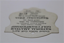 1924 US Amateur at Merion Golf Club Ticket #816 - Bobby Jones' First Amateur Win