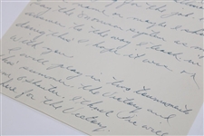 Jack Grout Signed Handwritten Letter to Alex Morrison w/Envelope