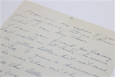 Jack Grout Signed Handwritten Letter to Alex Morrison w/Envelope