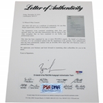 Ben Hogan Signed Letter with Original Envelope PSA/DNA Letter #W05717