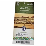 Martin Kaymer Signed 2014 US Open at Pinehurst Monday Ticket JSA ALOA