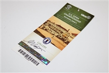 Martin Kaymer Signed 2014 US Open at Pinehurst Monday Ticket JSA ALOA