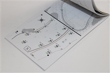 Justin Rose Signed 2013 US Open at Merion Championship Yardage Book JSA ALOA