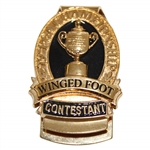 Lanny Wadkins 1997 PGA Championship at Winged Foot Contestant Badge/Clip