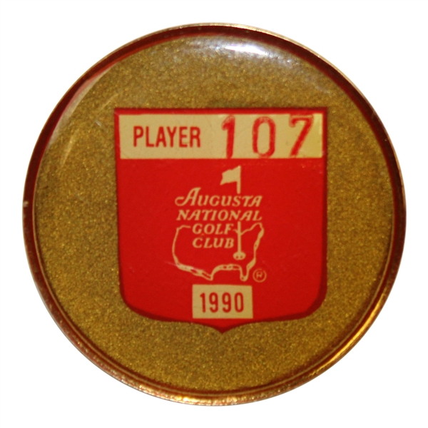 1990 Masters Tournament Contestant Badge #107