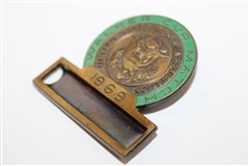 Lanny Wadkins' 1969 The Walker Cup at Milwaukee CC Team USA Member Contestant Badge/Clip
