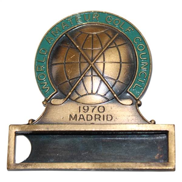 Champion Lanny Wadkins 1970 The World Amateur Eisenhower Trophy Team USA Member Contestant Badge/Clip