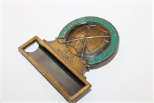 Champion Lanny Wadkins' 1970 The World Amateur Eisenhower Trophy Team USA Member Contestant Badge/Clip